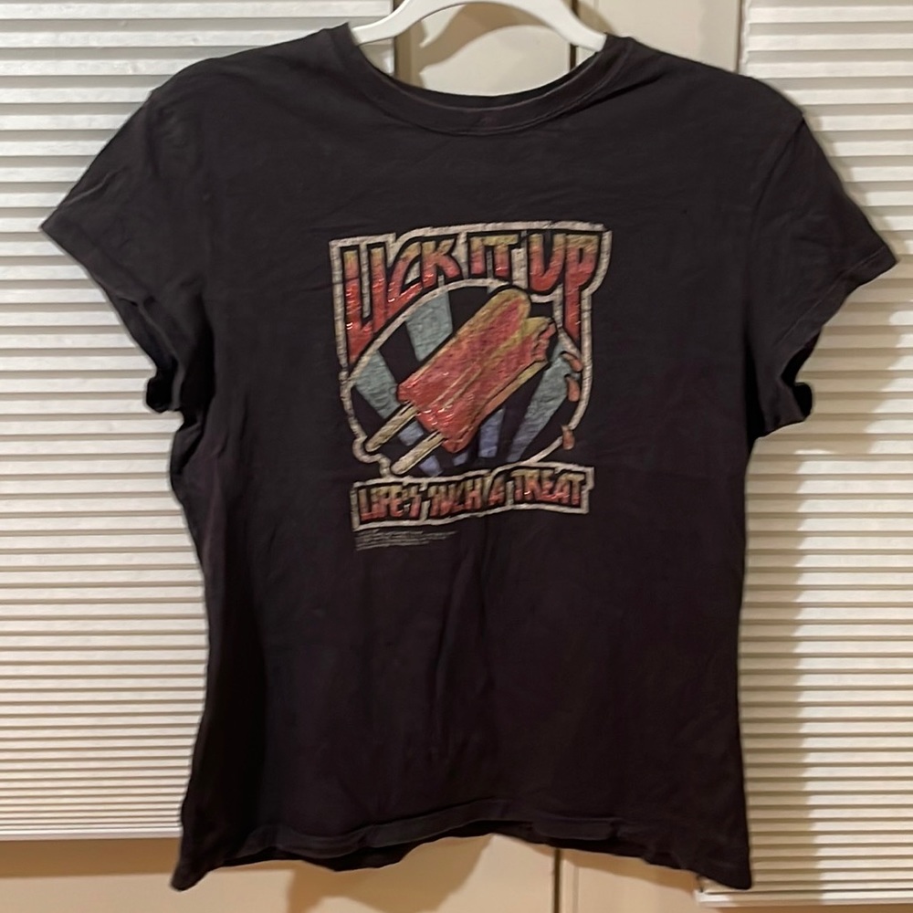 Rock of Ages KISS “Lick It Up” babydoll style tee